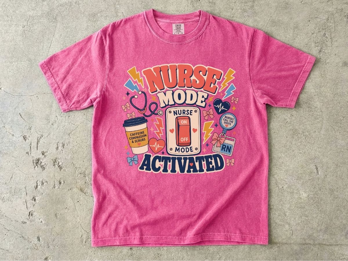 Nurse Mode Activated Shirt | Funny RN Nurse Life Tee