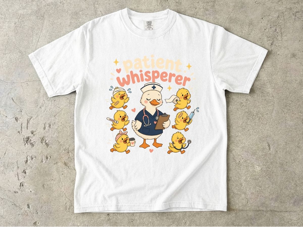 Patient Whisperer Nurse Shirt | Funny Duck RN Tee