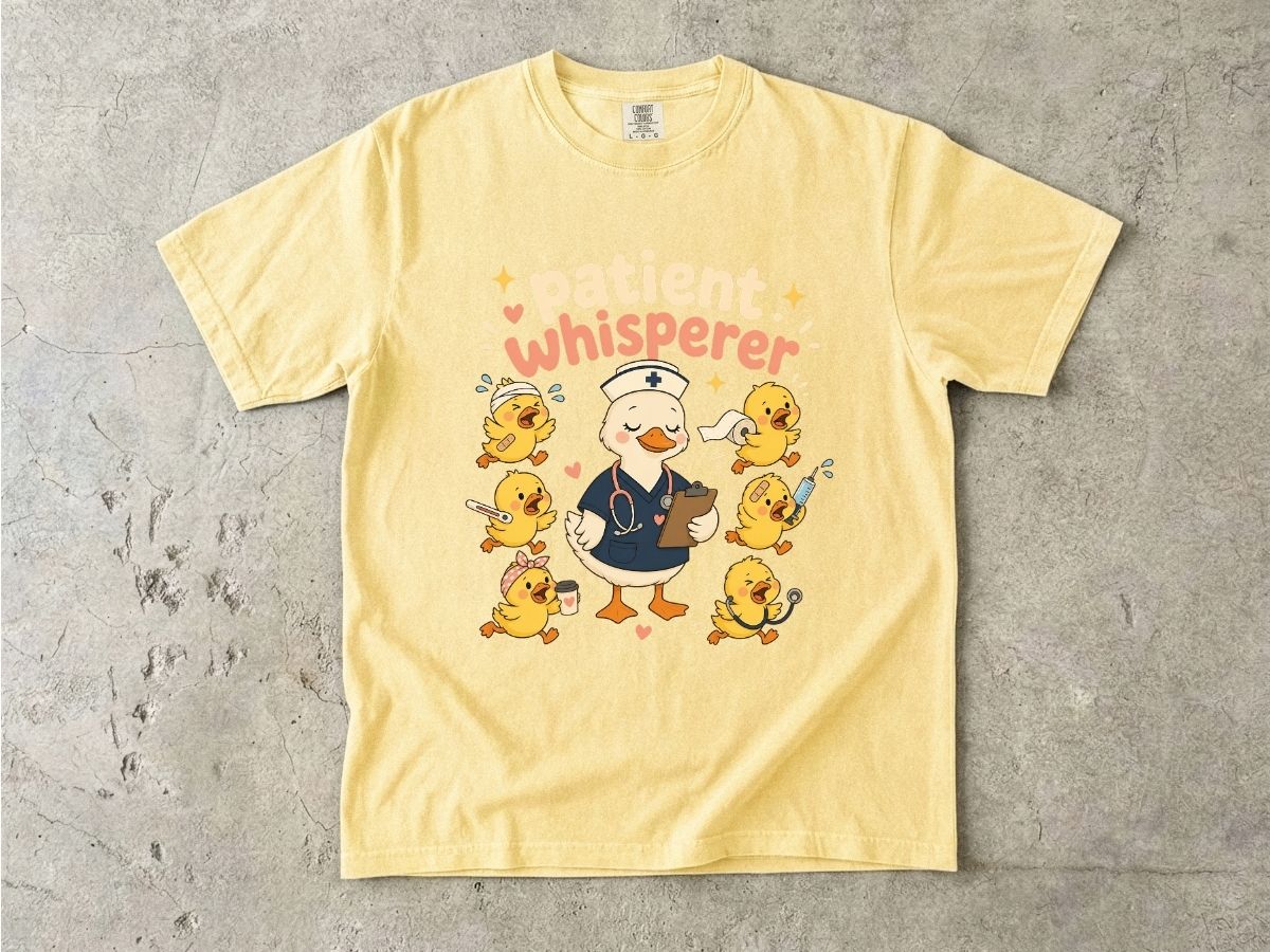 Patient Whisperer Nurse Shirt | Funny Duck RN Tee