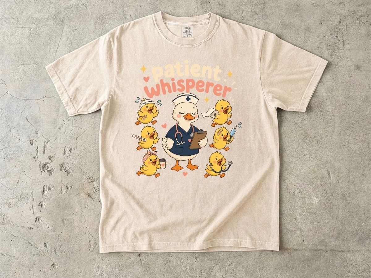 Patient Whisperer Nurse Shirt | Funny Duck RN Tee