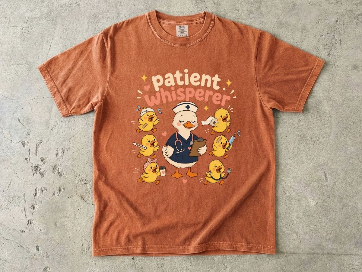 Patient Whisperer Nurse Shirt | Funny Duck RN Tee