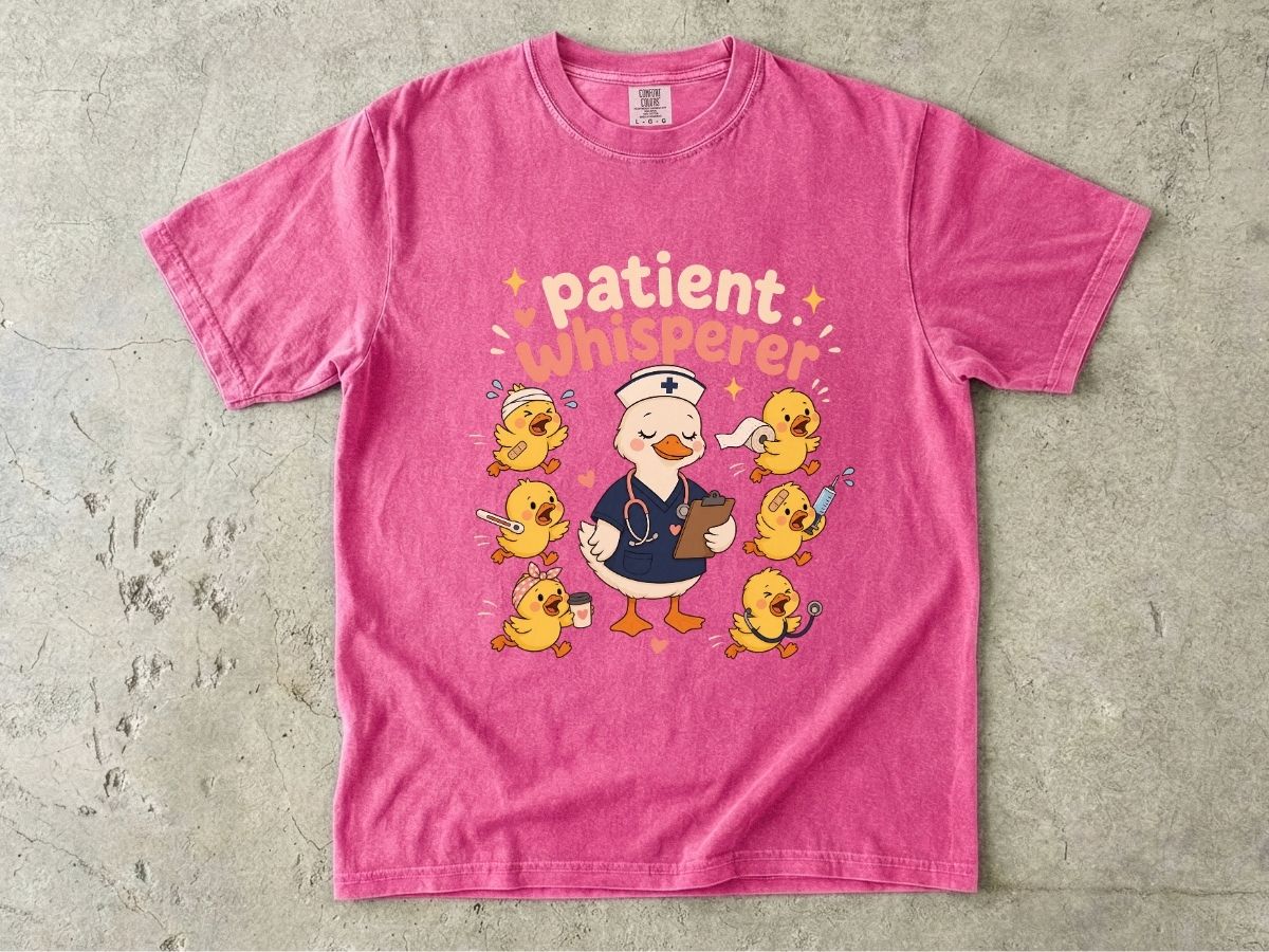 Patient Whisperer Nurse Shirt | Funny Duck RN Tee