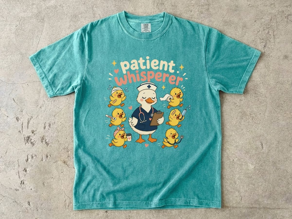 Patient Whisperer Nurse Shirt | Funny Duck RN Tee
