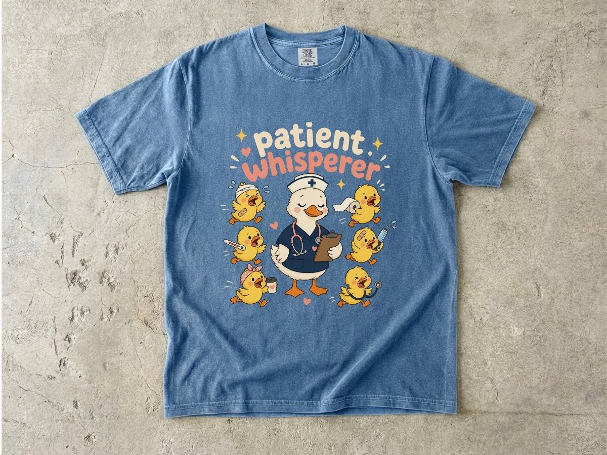 Patient Whisperer Nurse Shirt | Funny Duck RN Tee