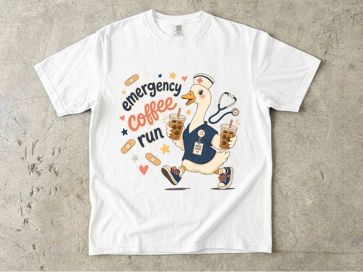 Emergency Coffee Run Nurse T-Shirt