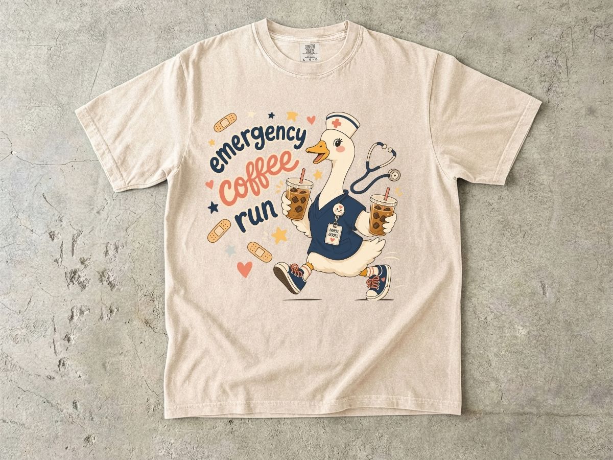 Emergency Coffee Run Nurse T-Shirt