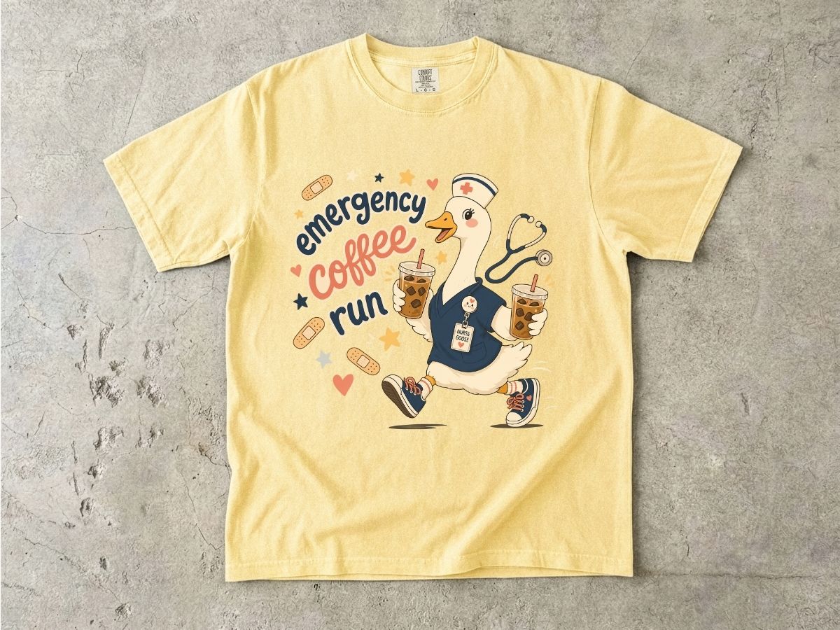 Emergency Coffee Run Nurse T-Shirt