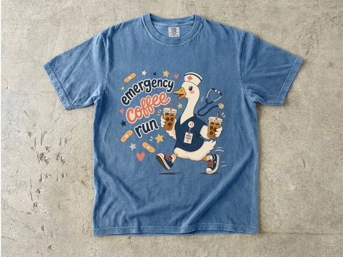 Emergency Coffee Run Nurse T-Shirt