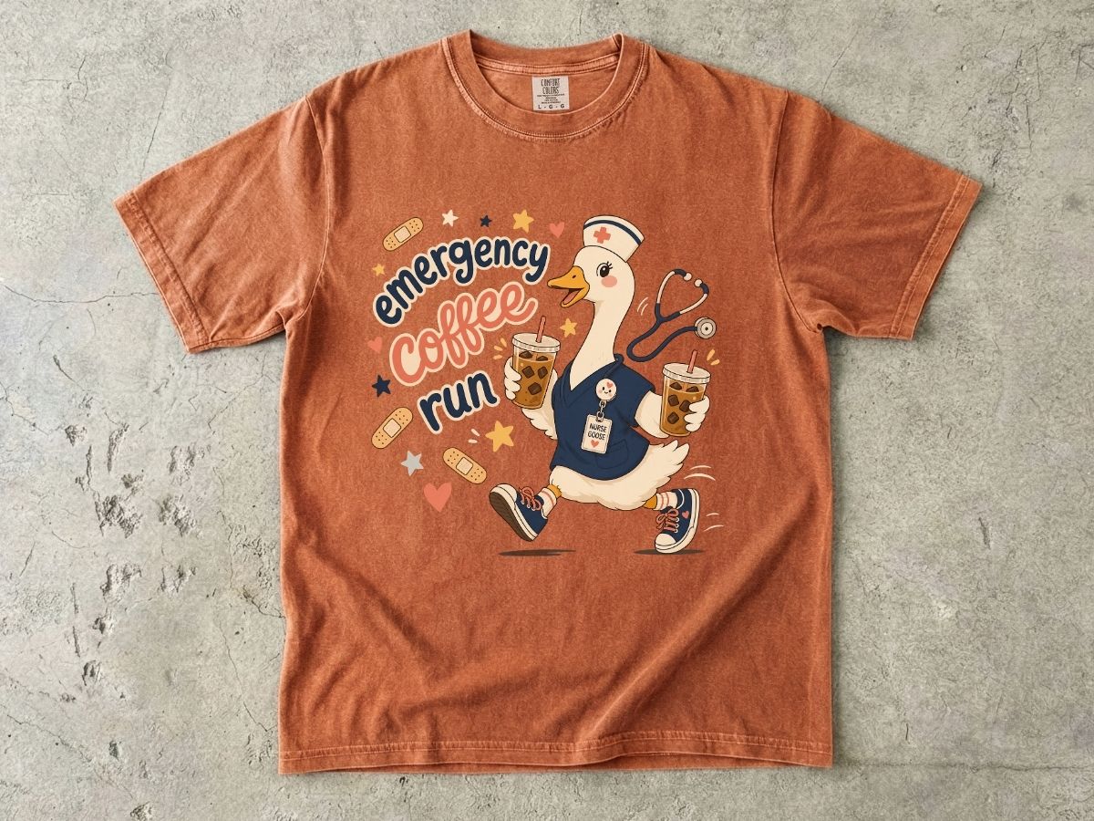 Emergency Coffee Run Nurse T-Shirt