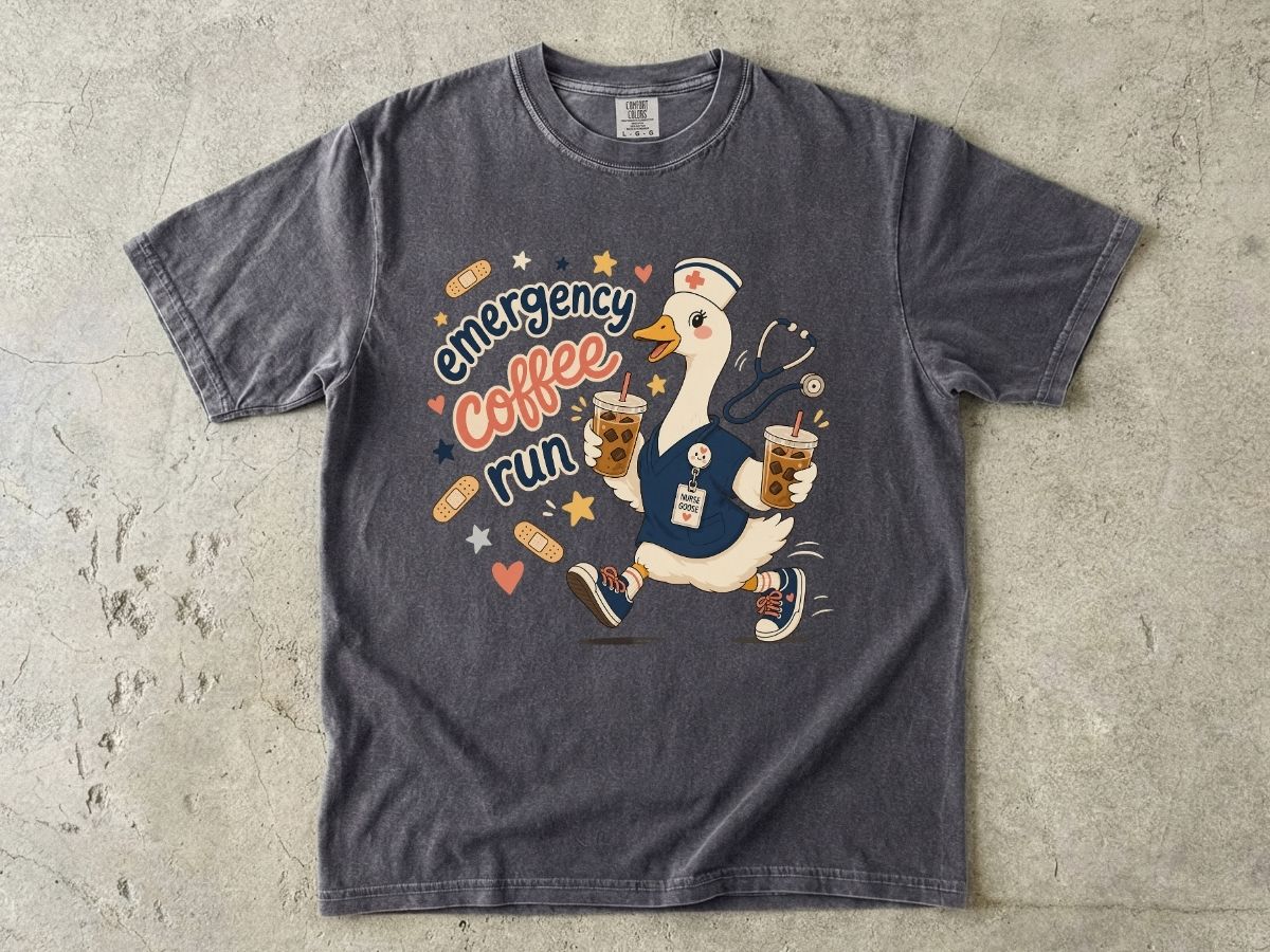 Emergency Coffee Run Nurse T-Shirt