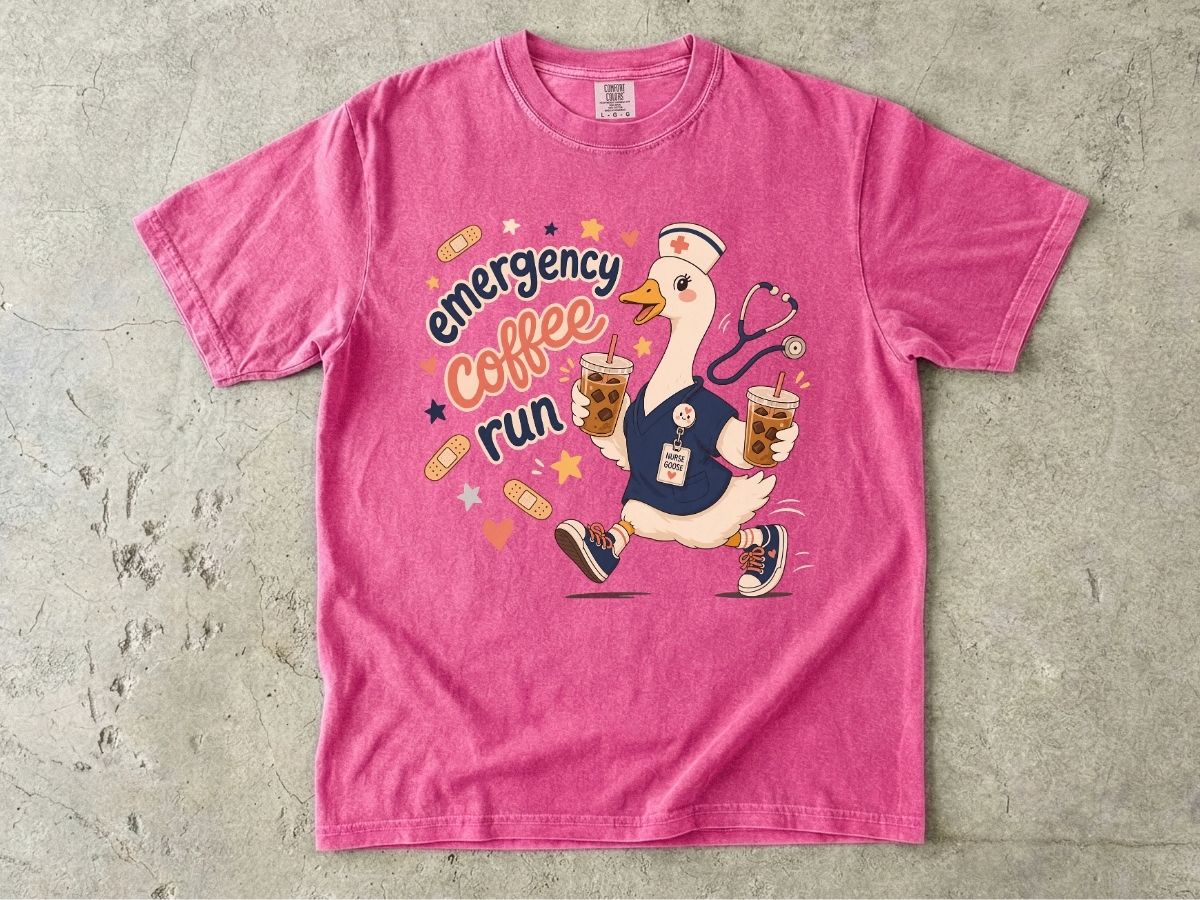 Emergency Coffee Run Nurse T-Shirt