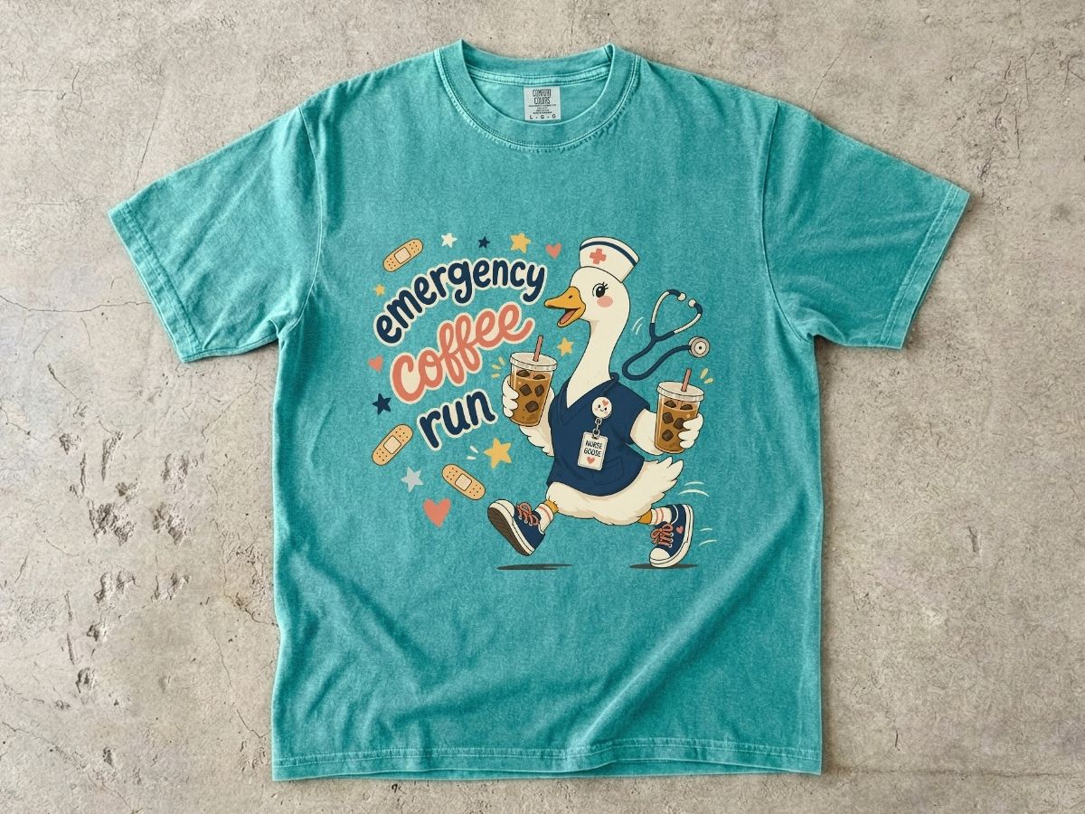 Emergency Coffee Run Nurse T-Shirt