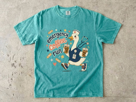 Emergency Coffee Run Nurse T-Shirt