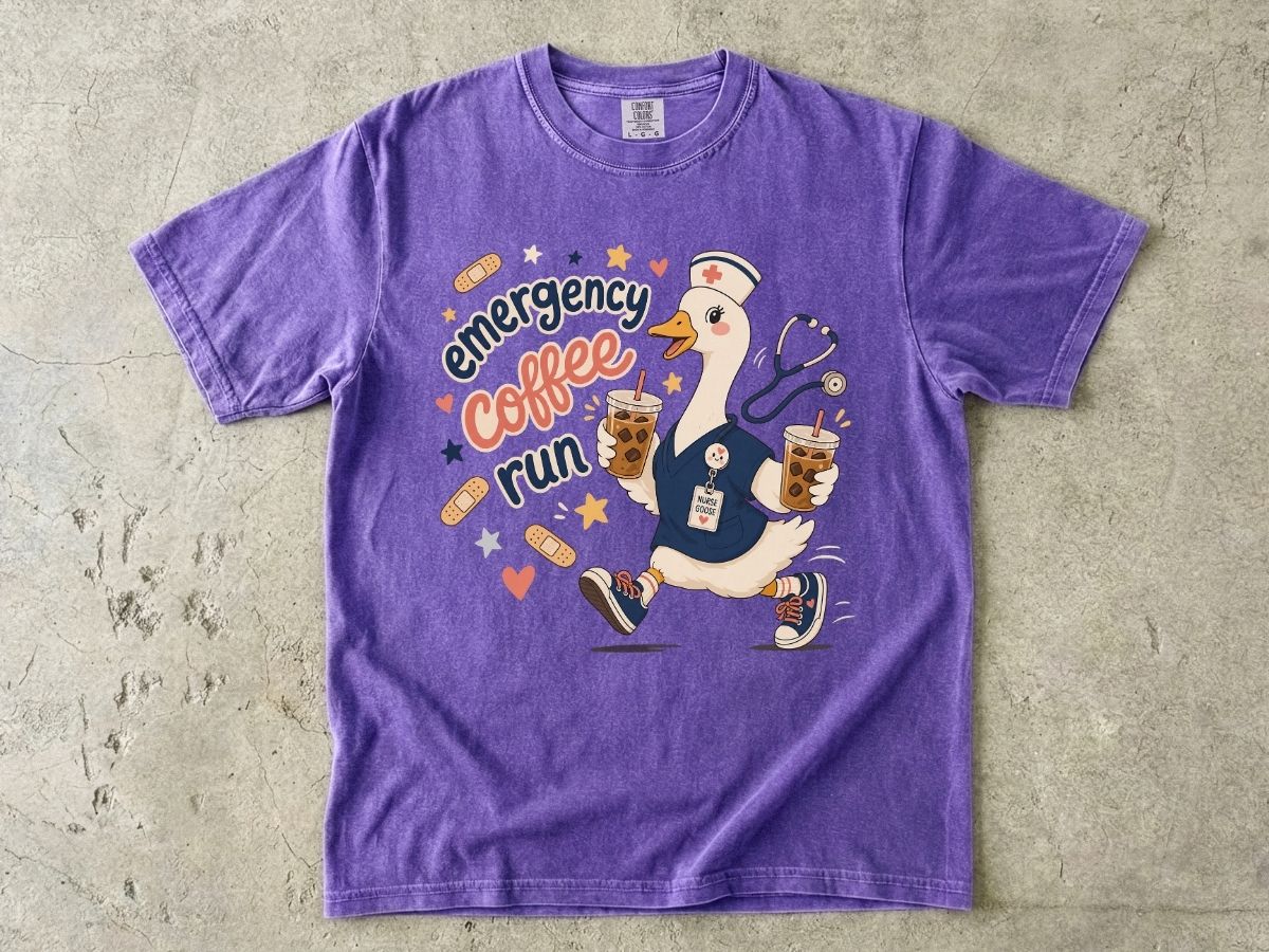 Emergency Coffee Run Nurse T-Shirt