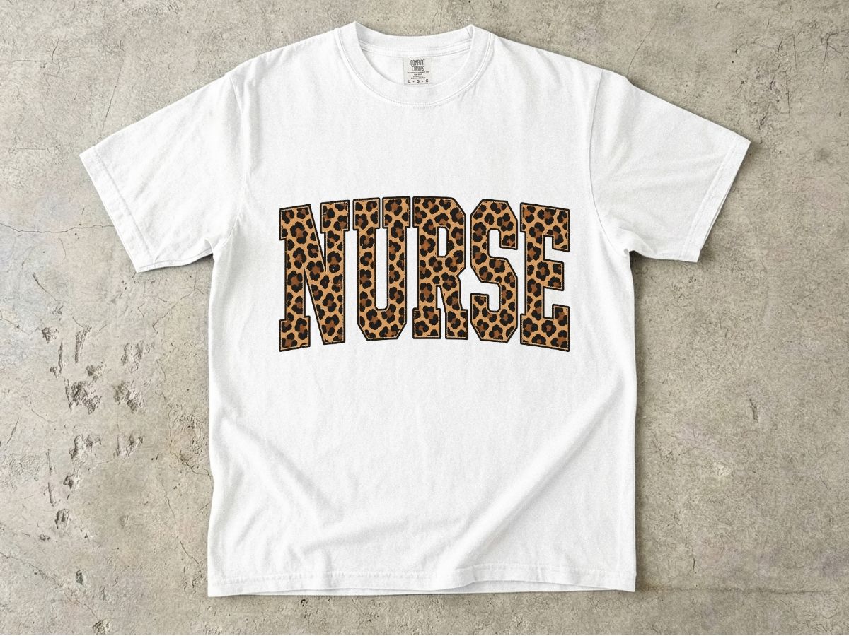 Nurse Leopard Print T-Shirt