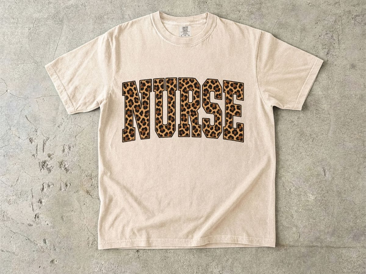 Nurse Leopard Print T-Shirt