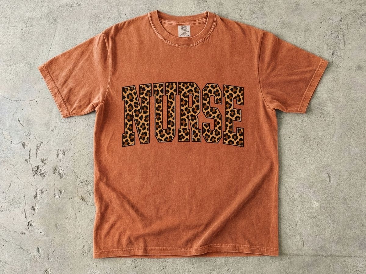 Nurse Leopard Print T-Shirt