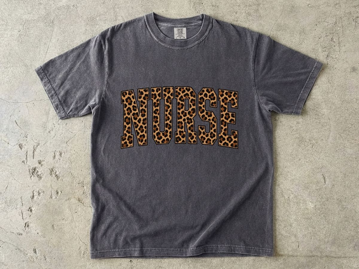 Nurse Leopard Print T-Shirt