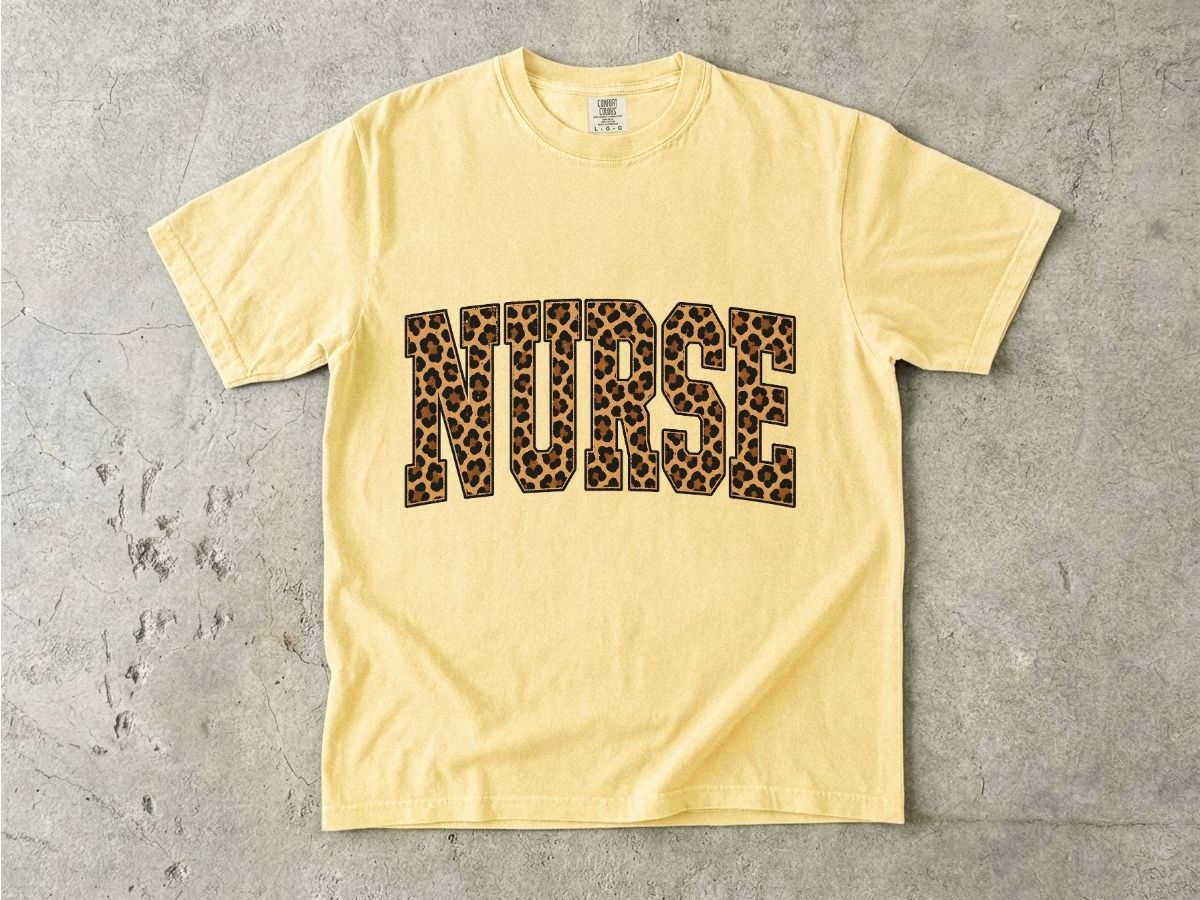 Nurse Leopard Print T-Shirt