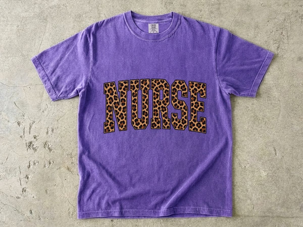 Nurse Leopard Print T-Shirt