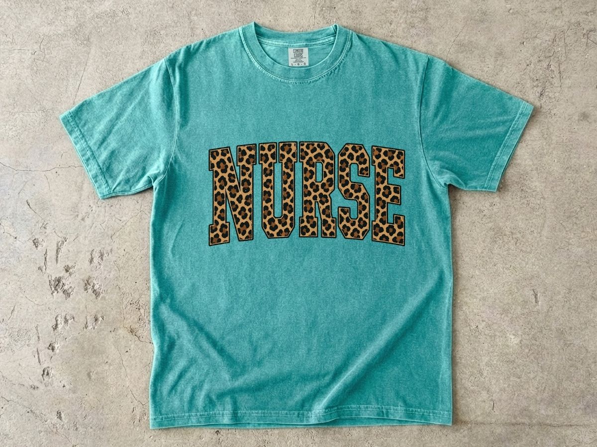 Nurse Leopard Print T-Shirt