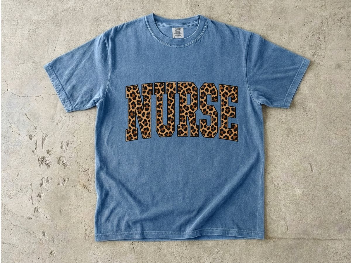 Nurse Leopard Print T-Shirt