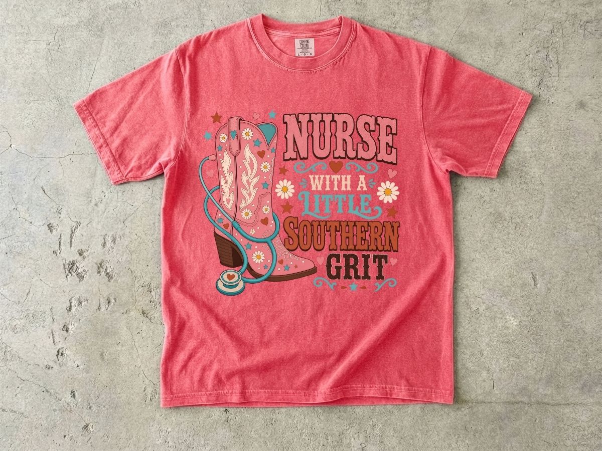 Nurse With a Little Southern Grit T-Shirt
