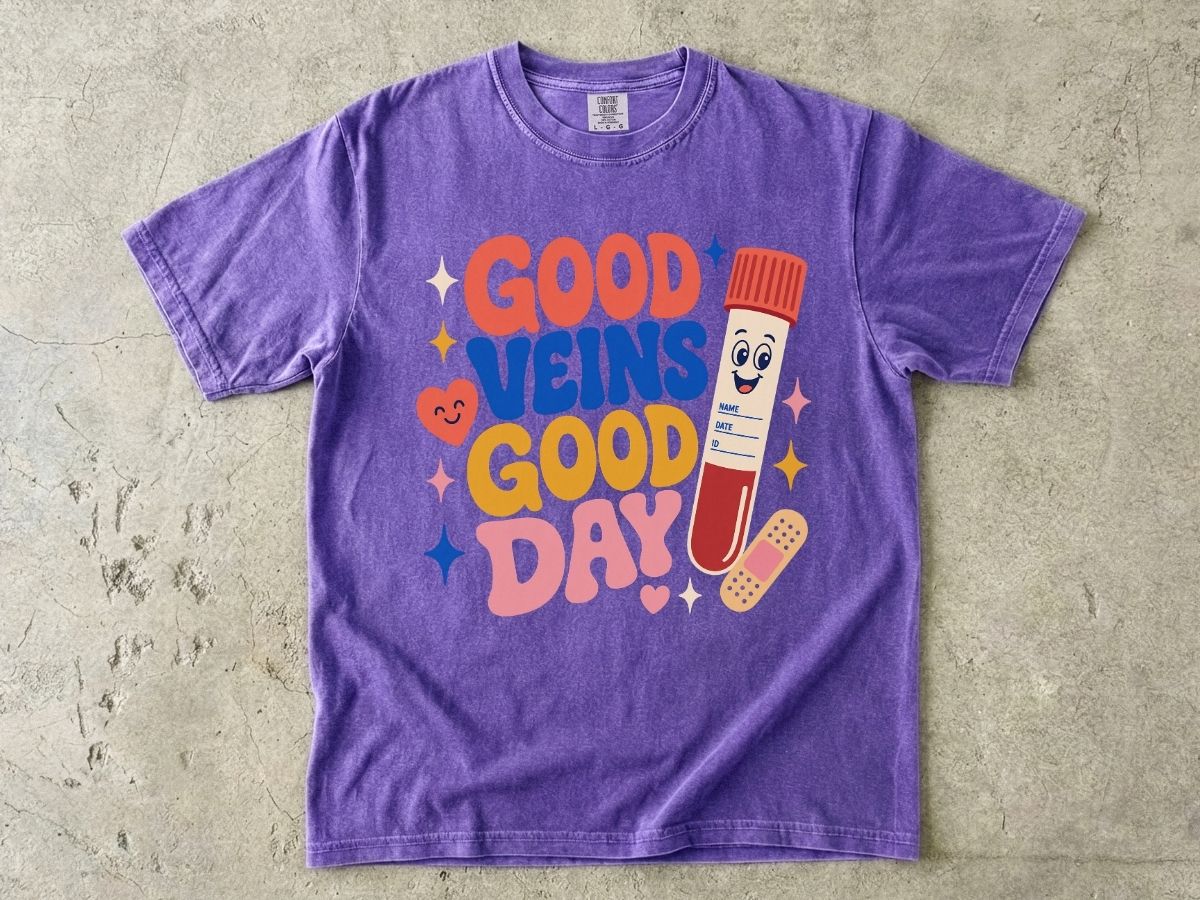 Good Veins Good Day Shirt | Phlebotomy Nurse Gift Tee