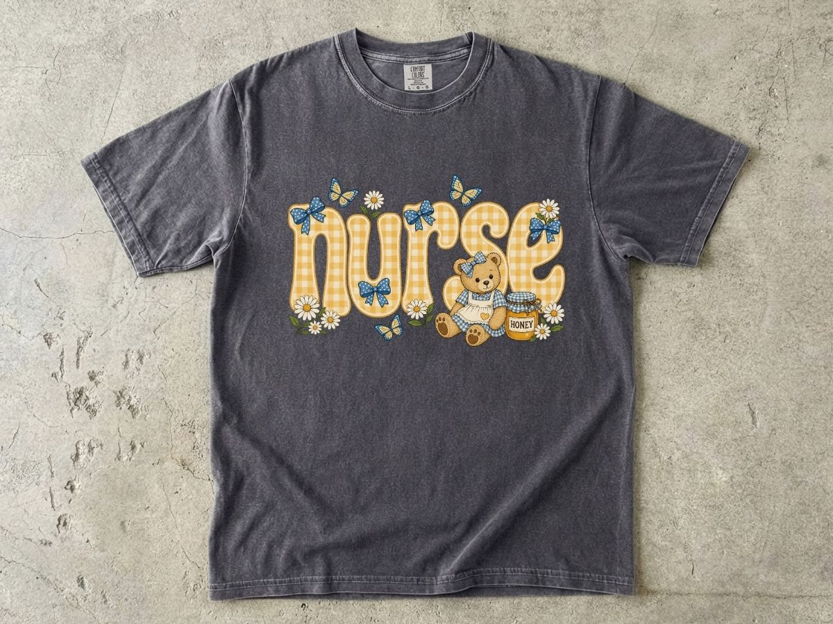 Nurse Teddy Bear Shirt | Cute Nurse Gift Tee