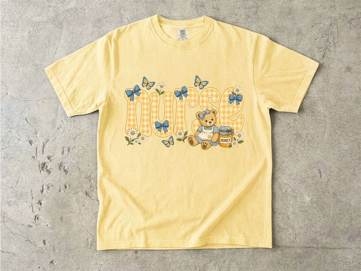 Nurse Teddy Bear Shirt | Cute Nurse Gift Tee