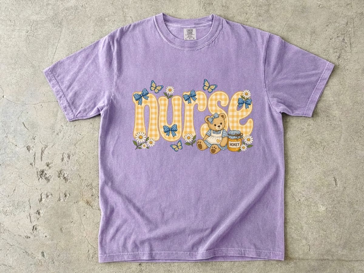Nurse Teddy Bear Shirt | Cute Nurse Gift Tee