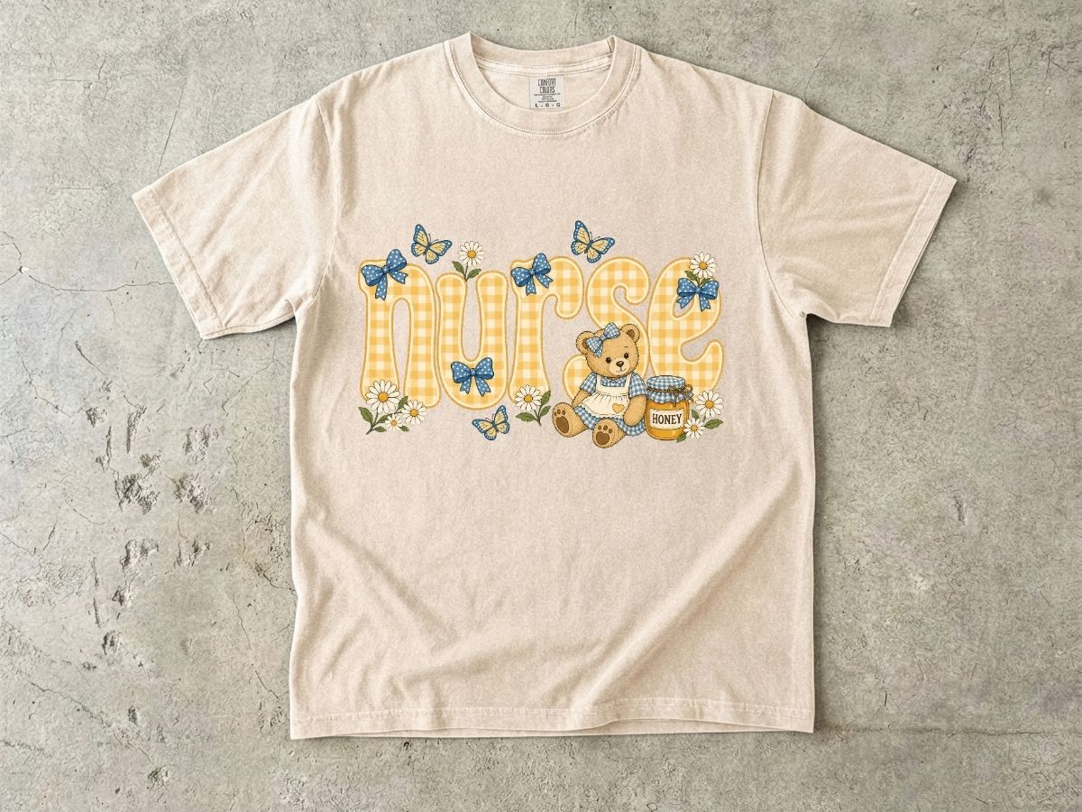 Nurse Teddy Bear Shirt | Cute Nurse Gift Tee