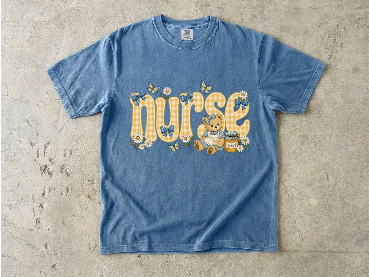 Nurse Teddy Bear Shirt | Cute Nurse Gift Tee