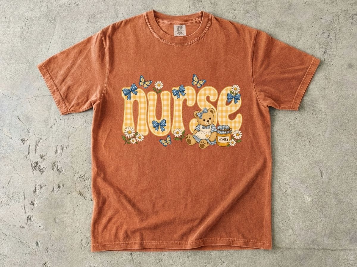 Nurse Teddy Bear Shirt | Cute Nurse Gift Tee