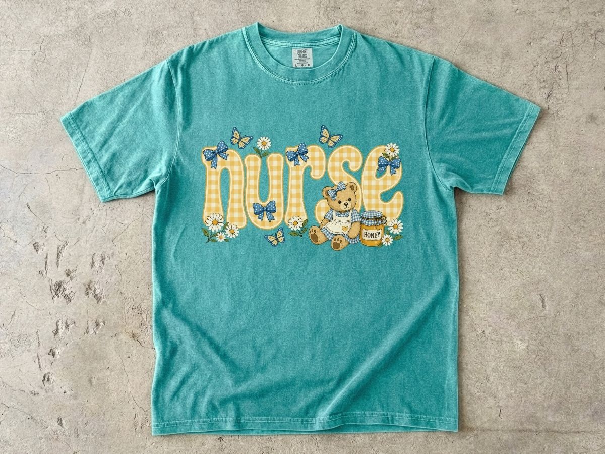 Nurse Teddy Bear Shirt | Cute Nurse Gift Tee