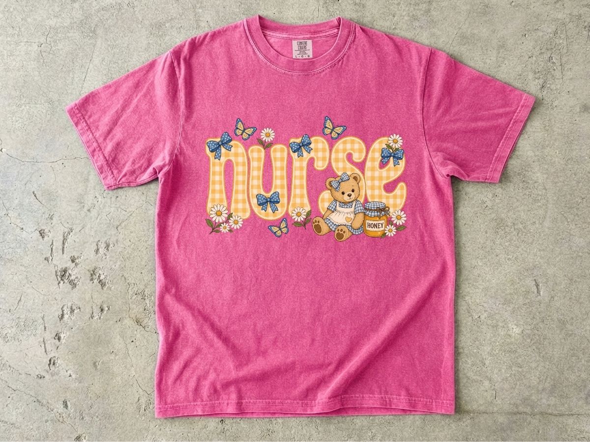 Nurse Teddy Bear Shirt | Cute Nurse Gift Tee