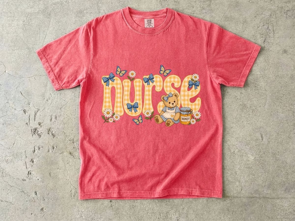 Nurse Teddy Bear Shirt | Cute Nurse Gift Tee