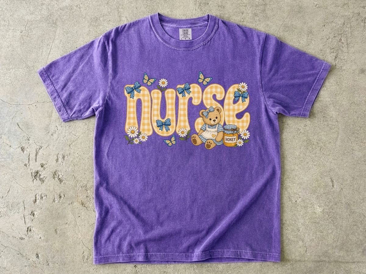 Nurse Teddy Bear Shirt | Cute Nurse Gift Tee