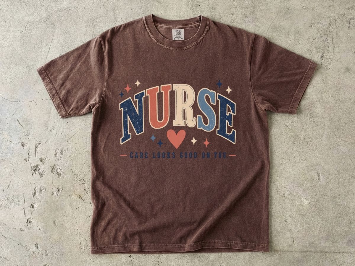 Care Looks Good On You Nurse Shirt | Retro Nurse Gift