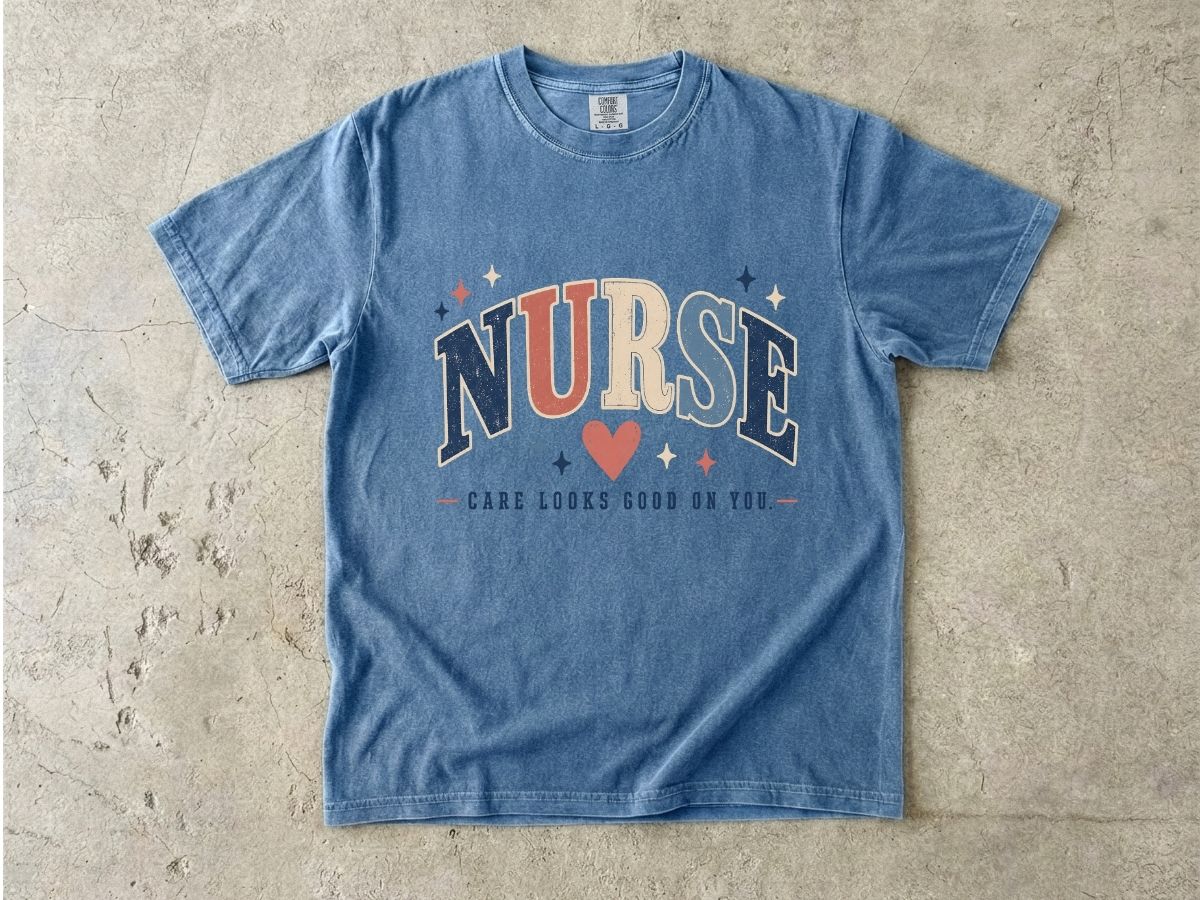 Care Looks Good On You Nurse Shirt | Retro Nurse Gift