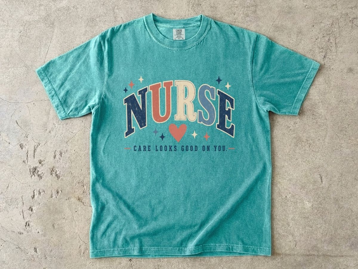 Care Looks Good On You Nurse Shirt | Retro Nurse Gift