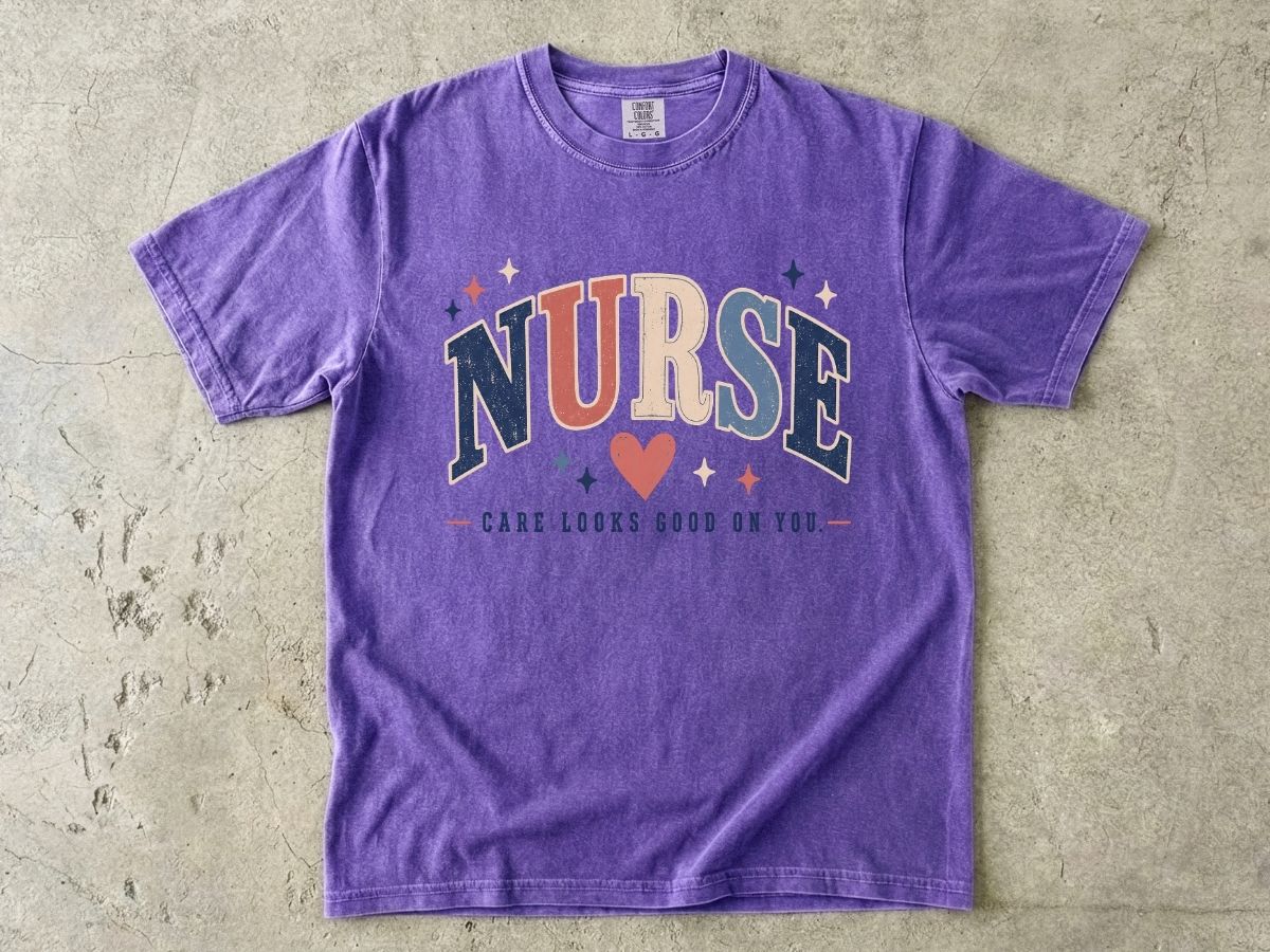 Care Looks Good On You Nurse Shirt | Retro Nurse Gift