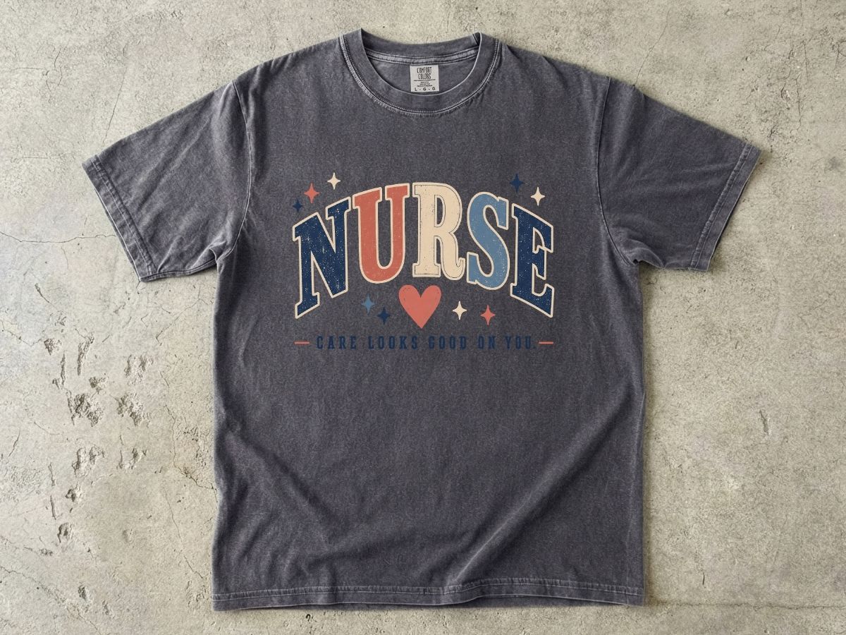 Care Looks Good On You Nurse Shirt | Retro Nurse Gift