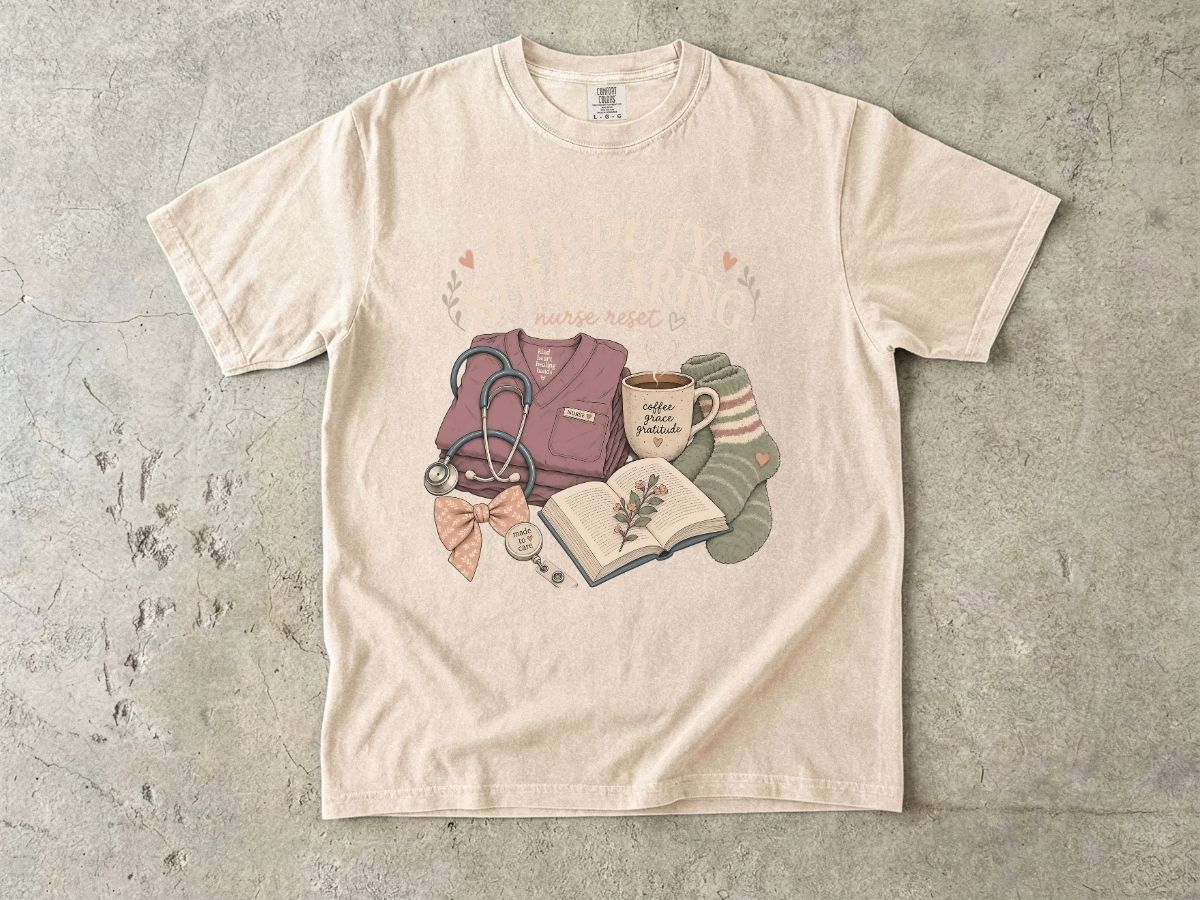 Nurse Off Duty T-Shirt — “Off Duty Still Caring” Cozy Medical Appreciation Tee
