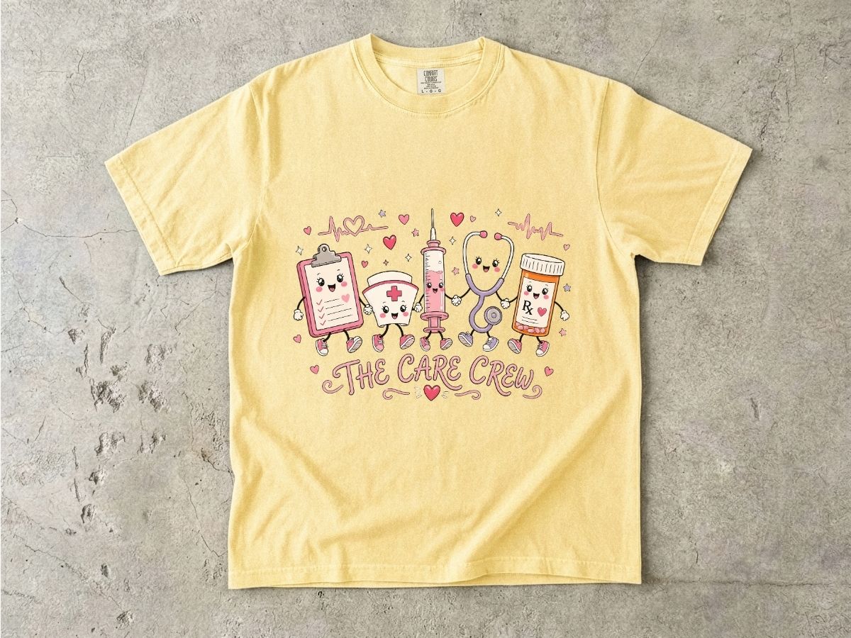 The Care Crew T-Shirt — Cute Medical Staff Nurse Gift