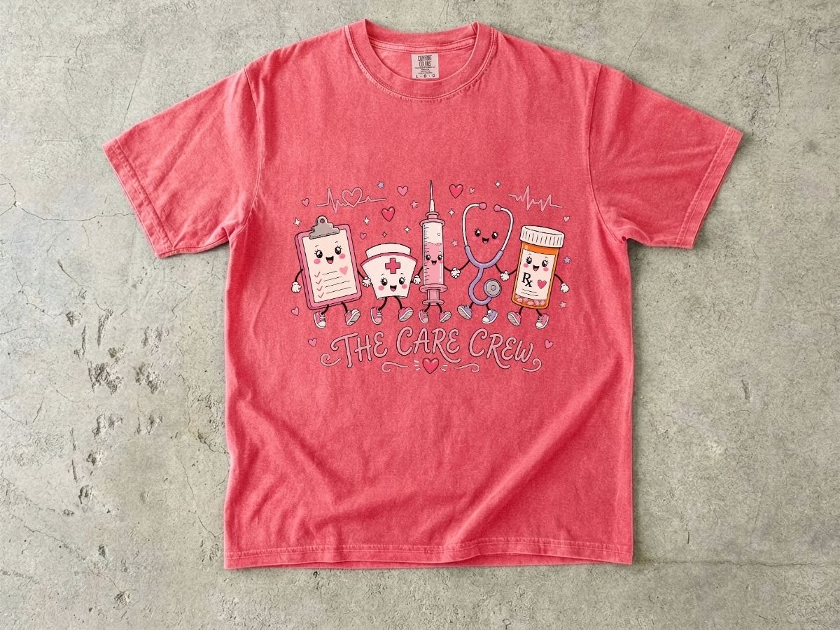 The Care Crew T-Shirt — Cute Medical Staff Nurse Gift