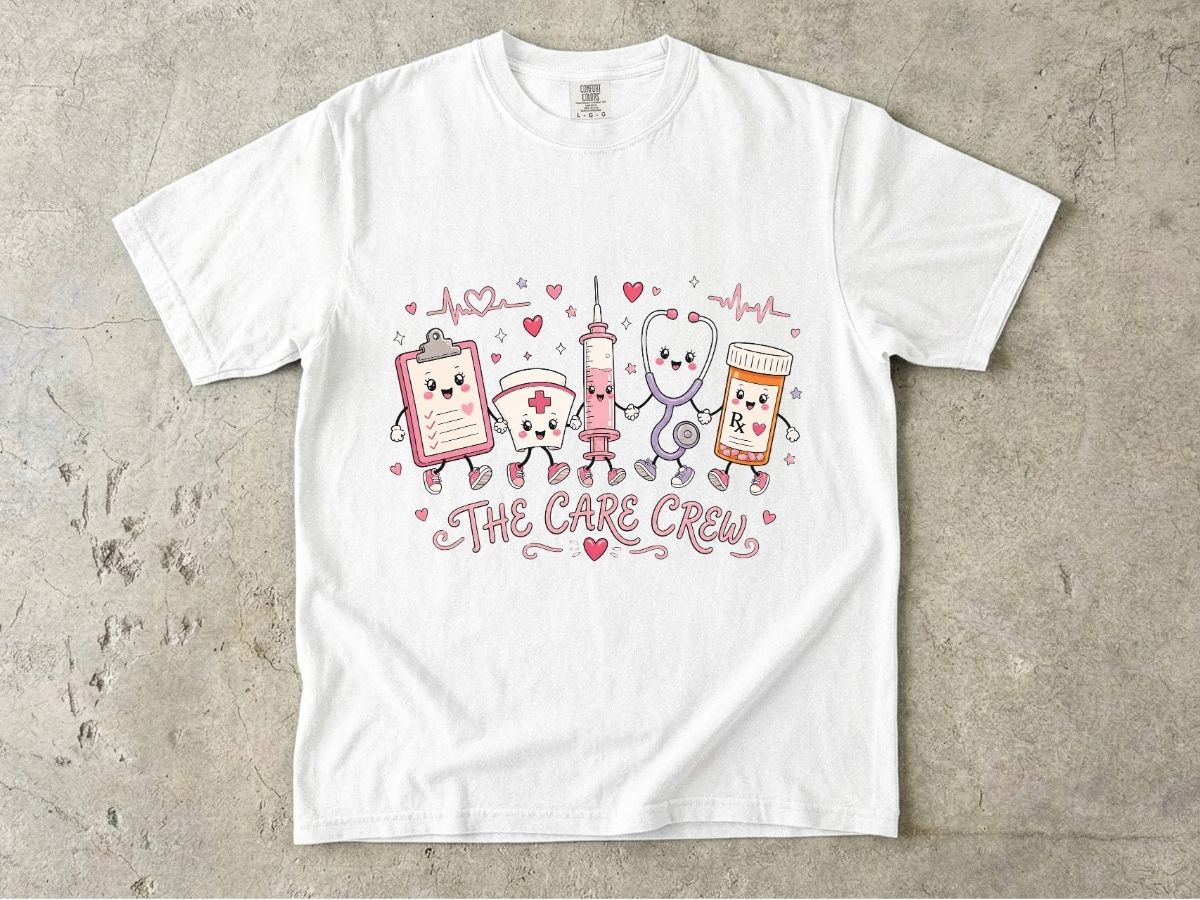 The Care Crew T-Shirt — Cute Medical Staff Nurse Gift