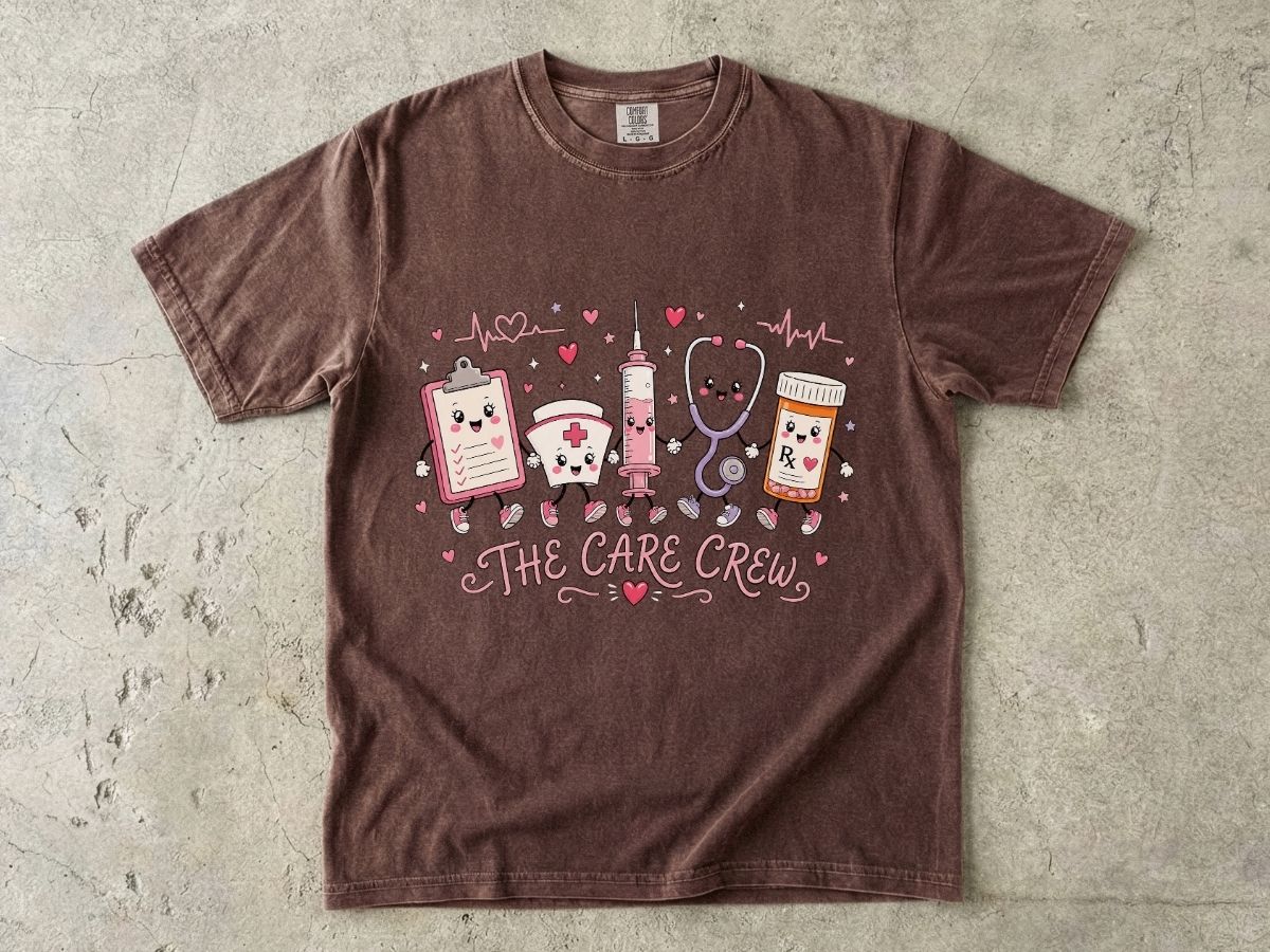 The Care Crew T-Shirt — Cute Medical Staff Nurse Gift
