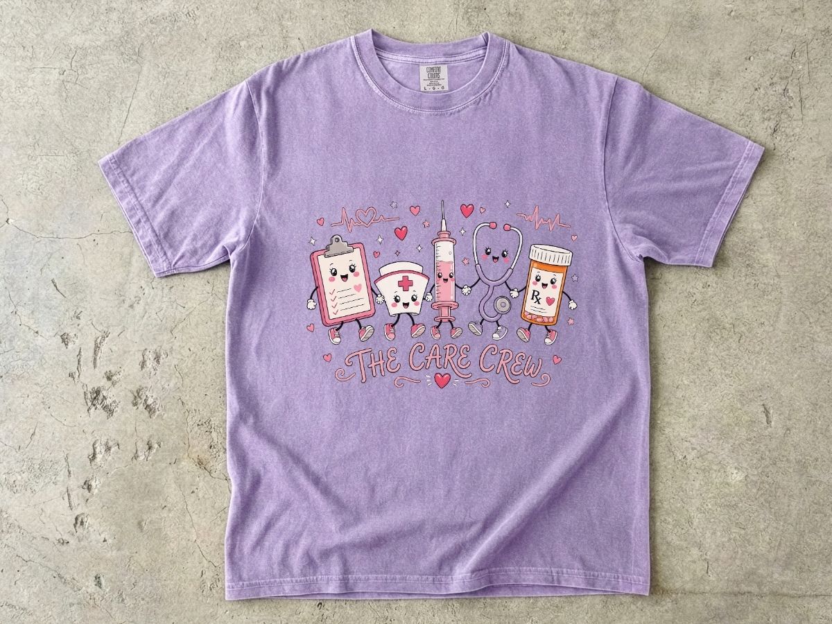 The Care Crew T-Shirt — Cute Medical Staff Nurse Gift