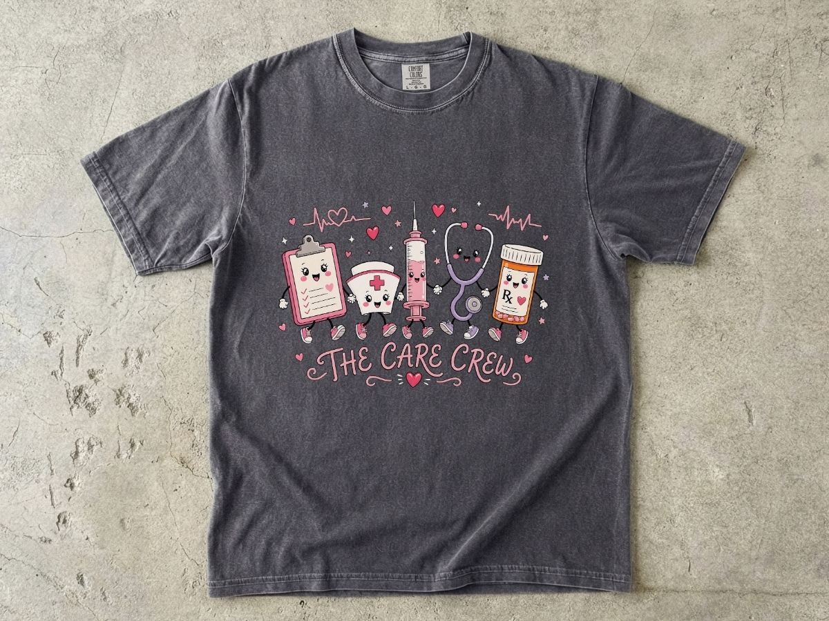 The Care Crew T-Shirt — Cute Medical Staff Nurse Gift